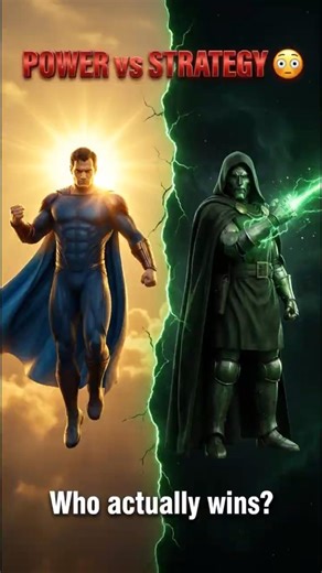 Superman vs Doctor Doom 😳🔥 Who REALLY Wins #dc #marvel #superman #doctordoom #doomsday #avengers