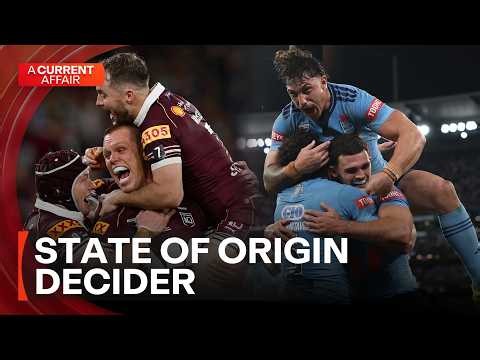 NSW and Queensland gear up for Origin decider | A Current Affair