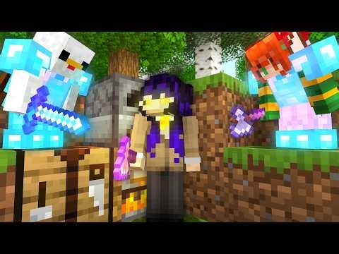 Minecraft Speedrunner VS 2 Hunters REMATCH