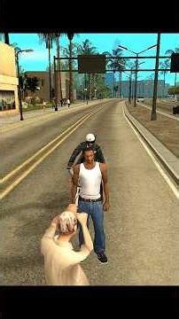 Police Bike Hijack & Pier Escape - GTA San Andreas