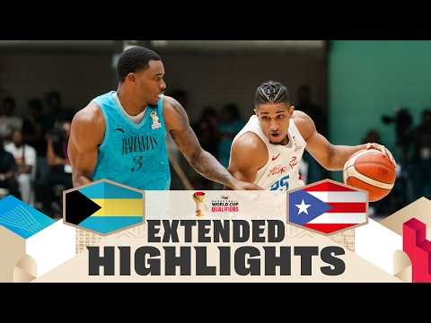 Bahamas 🇧🇸 v Puerto Rico 🇵🇷 | Extended Highlights | FIBA Basketball World Cup 2027 Americas Qualif.
