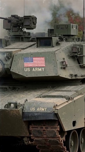 US Army Abrams Crew Unleashes Devastating Slow Motion Cannon Fire at Test Range 🔥 #shorts