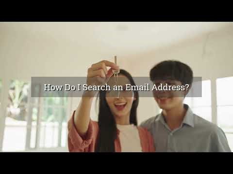 How Do I Search an Email Address?
