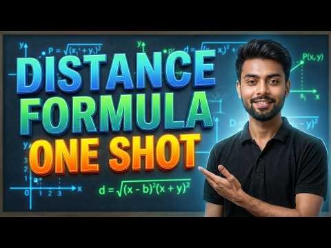 Coordinate Geometry Class 10: Chapter 7 Exercise 7.1 Full Solutions 🔥 | Distance Formula Simplified