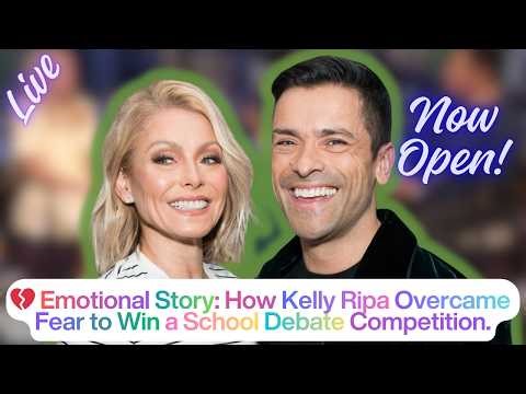 💔 Emotional Story: How Kelly Ripa Overcame Fear to Win a School Debate Competition