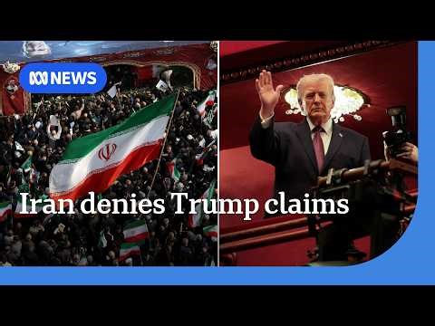 Iran denies Trump's claims Tehran asked for ceasefire | ABC NEWS