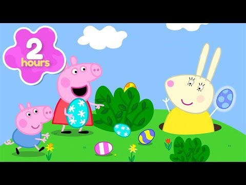 Hunt for SECRET Mystery Egg! 🥚 Easter Special 🐰 Peppa Pig Full Episodes | 2 Hours of Kids Cartoons