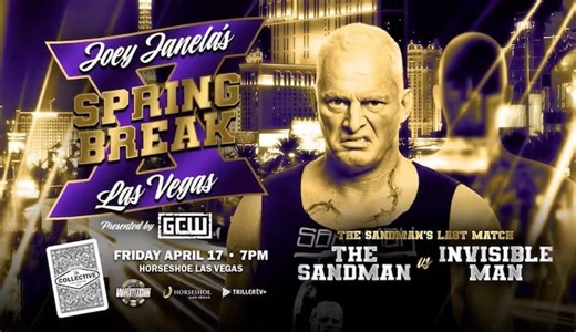 The Sandman Loses Retirement Match to the Invisible Man