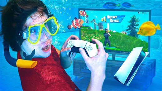 I built an epic underwater gaming room!