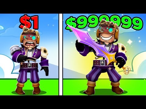 SPADA DA 1€ contro SPADA DA 1.000.000€ IN ROBLOX