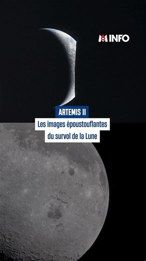Les photos époustouflantes de la Lune et de la Terre par Artemis II
