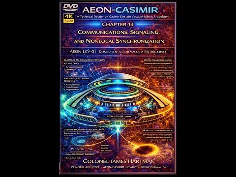 AEON LCV Ω1 — Domed Lenticular Vacuum Metric Craft Chapter 13 of 100 Video 13