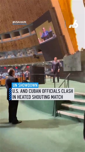 UN showdown: U.S. and Cuban officials clash in heated shouting match