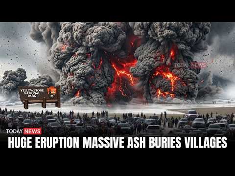 Huge Eruption In Yellowstone! Earth Awakens as Massive Steam Blasts Rise and Ash Buries Villages