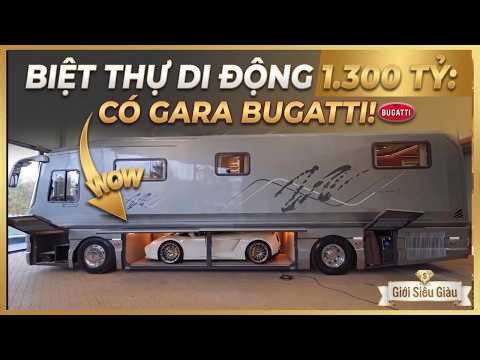 "Biệt Thự Di Động" 1.300 Tỷ Chứa Cả Siêu Xe Bugatti | Top 10 Xe RV Đắt Nhất Thế Giới.