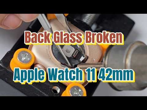 Apple Watch S11 42mm: Dead ECG After Cracked Back Glass – Can We Fix It?