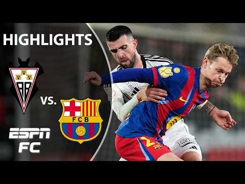 LATE-GAME DRAMA 🍿 Albacete vs. Barcelona | Copa del Rey Highlights | ESPN FC