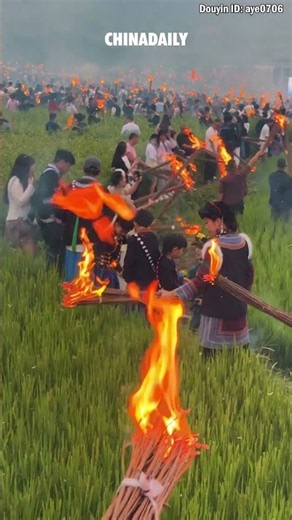 The Torch Festival lights up the night