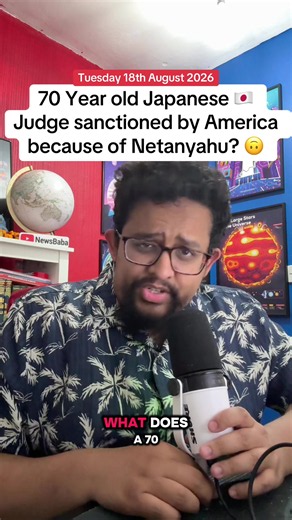 18.august.2026 ICC judge sanctioned by America now. Trump says such pressure on ICC is not to protect himself. Then he mentions Netanyahu 🙃😳🫠🫡 . We discuss how the world order that America led for decades is now the same world order whose institutions America seems to be undermining or as Marco Rubio said, is seeking to actively dismantle. Search #newsbaba for the latest news updates and breaking news coverage. #geopolitics #analysis #news #latest