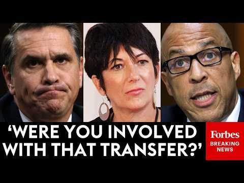 BREAKING NEWS: Cory Booker Relentlessly Grills Todd Blanche About Ghislaine Maxwell Meeting
