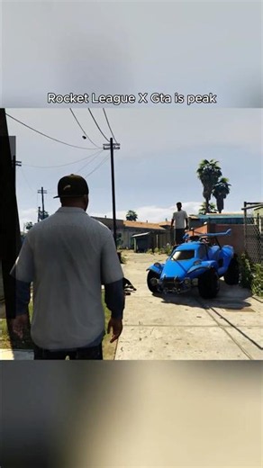 I merged Rocket League inside of GTA V #gaming #rocketleague #gta #gtav #rl #grandtheftauto