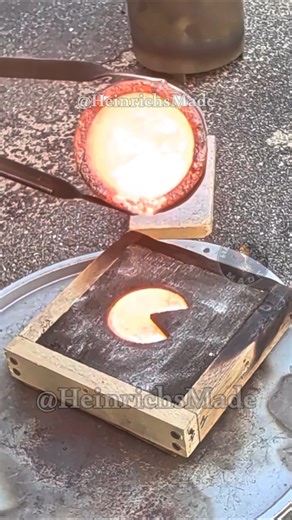 Copper Scrap Melting - Molten Copper #satisfying #copper #discover