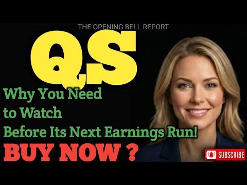 Why You Need to Watch QuantumScape Before Its Next Earnings Run! QS STOCK PODCAST TODAY ANALYSIS BUY