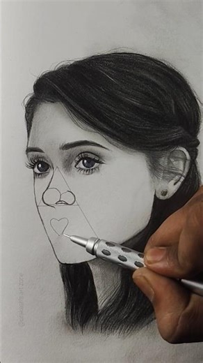 Drawing nancy from stranger things 😍❤️✍️ #art #drawing #artist #explore #shorts #strangerthings