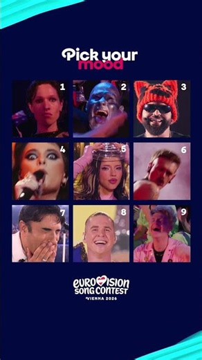 How is your Friday feeling feeling this Friday? Drop a number below 👇 | #Eurovision2026