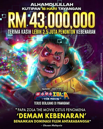 Terima kasih tak terhingga buat lebih 2.5 juta rakyat Malaysia yang telah menyokong Kebenaran!