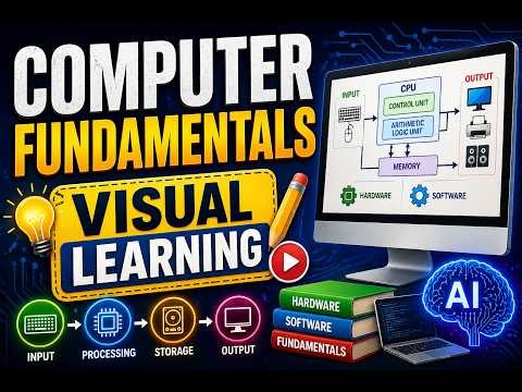 Learn Computer Fundamentals in 20 Minutes ⚡ Visual Learning for Beginners