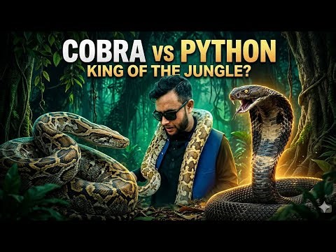 COBRA vs PYTHON: Ultimate Jungle Battle! 🐍🔥 | Close Encounter