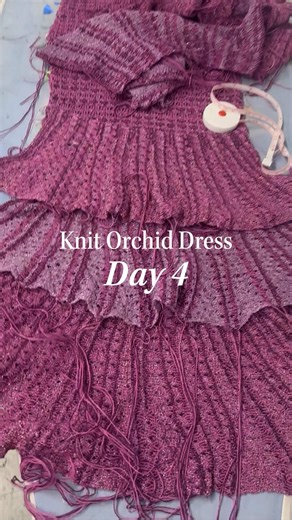 Knitting My Dream Dress Inspired by Orchids
