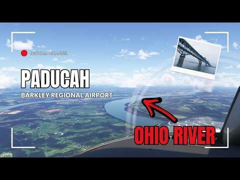 Landing in Paducah Kentucky | Barkley Regional Airport (KPAH) #kentucky #paducah #paducahky #flight