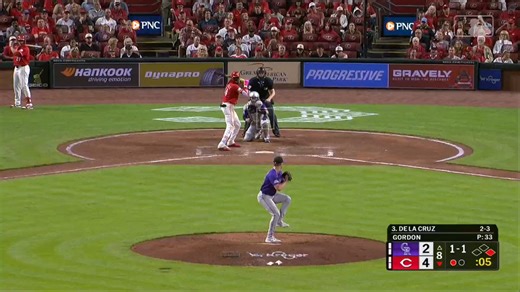 ELLY DE LA CRUZ3-for-4 with 4 RBI 🔥He's only the second player in the NL to 10 home runs!