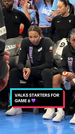 THE VALKS FIVE IN GAME SIX 🤩 GSV-ATL | USA Network | Peacock | #WNBASeason30 | #2026WNBAFinals #valkyries #starting5 #wnba