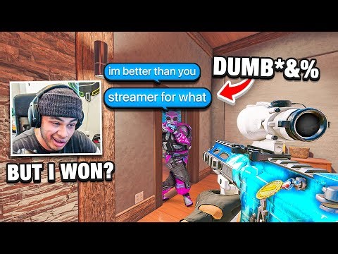 I Met The DUMBEST Trash Talker