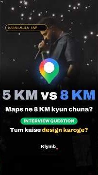 5 KM Chhod Ke 8 KM? Google Maps Ka Secret 🗺️ Karan Aujla Concert #systemdesign #shorts #karanaujla