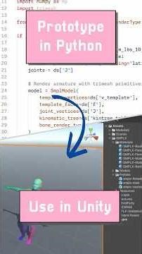 What is the best Python library to prototype AI-generated 3D assets for use with Unity?