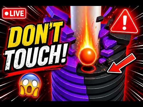 🔴 Stack Balls LIVE 🔥 Satisfying Gameplay + High Score Challenge!