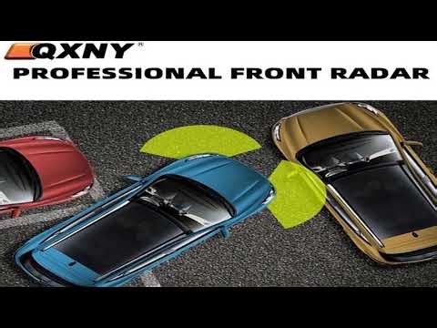 #Front Parking Sensor Kit Auto Parktronic Assistant System LCD Monitor Buzzer Voice Volume Backup R