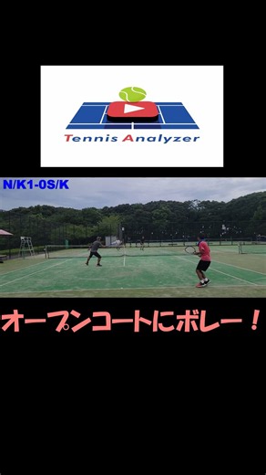 🎾テニスアナライザーベテランダブルス④#テニス動画#テニスアナライザー #shorts