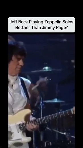 Jeff Beck Playing Led Zeppelin Solos Better Than Jimmy Page? #jeffbeck #jimmypage #ledzeppelin #goat