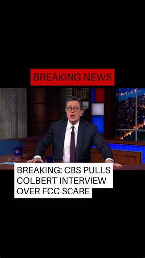 Breaking: CBS reportedly shelved a Stephen Colbert interview with Democratic Senate hopeful James Talarico after threats tied to President Trump's new FCC rules. Sources say network executives felt intimidated and pulled a major conversation off air, sparking accusations of censorship and political pressure to protect a vulnerable Republican stronghold. With Democrats surging and Texas in play, critics warn this sets a dangerous precedent, what changes when the cameras return again? #breaking #t