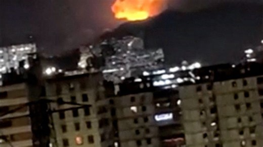 Explosions rock Caracas as US seizes Maduro in overnight raid