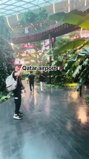🇶🇦 Inside Qatar Airport ✈️😍 | Doha Travel Vibes #shorts