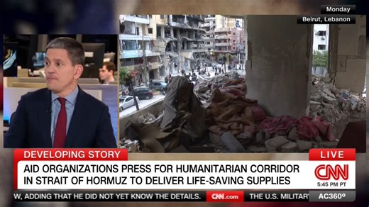 "A ceasefire doesn't mean life goes back to normal": David Miliband, president and CEO of the International Rescue Committee, who warns of a humanitarian crisis for the most vulnerable in the wake of the Iran war.