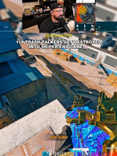 1v9 Clutch in Warzone Rebirth Island — Epic Call of Duty Moments