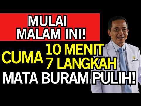 SETIAP Malam Sebelum TIDUR LAKUKAN 7 Hal INI selama 10 MENIT, Mata BURAM bisa PULIH Kesehatan Lansia