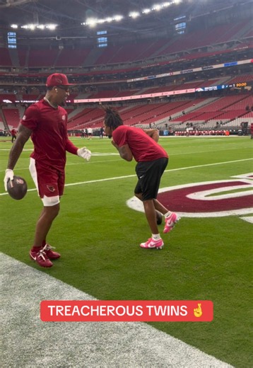 pregame vibes 📈 #nfl #arizonacardinals #twins | Twins